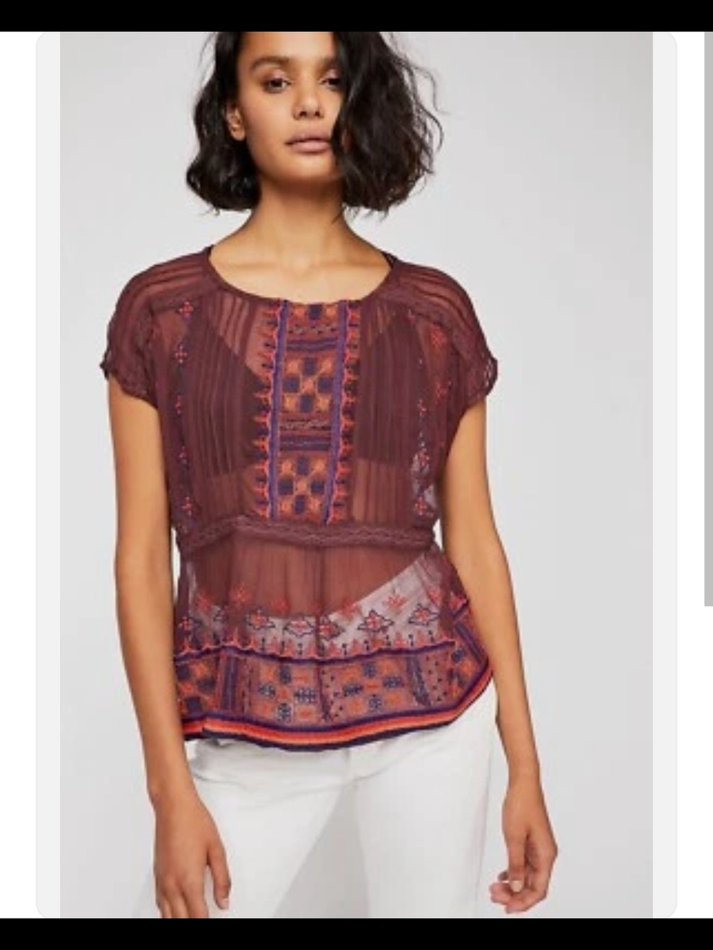 Free People All Your Feelings Top